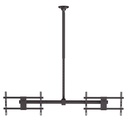 Soporte techo giratorio con doble brazo para TV 34" - 60"