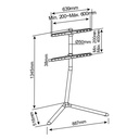 Soporte de pie para TV 49" - 70"