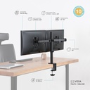 Soporte de TV/Monitor con doble brazo articulado 13" - 32"