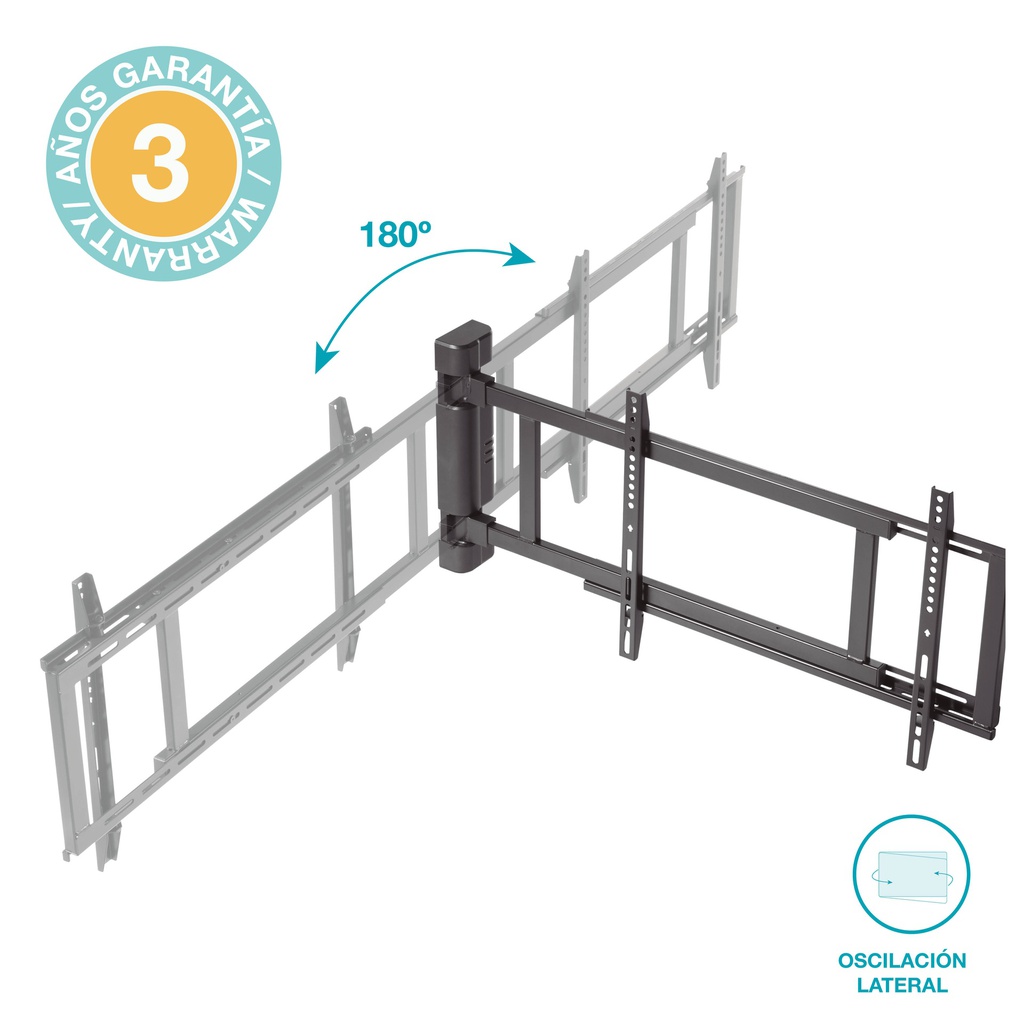 Soporte de TV abatible a ambos lados 32" - 75"