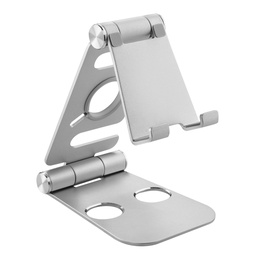 Soporte Aluminio 2 Brazos para Portátil y Monitor Max.32'' Plata